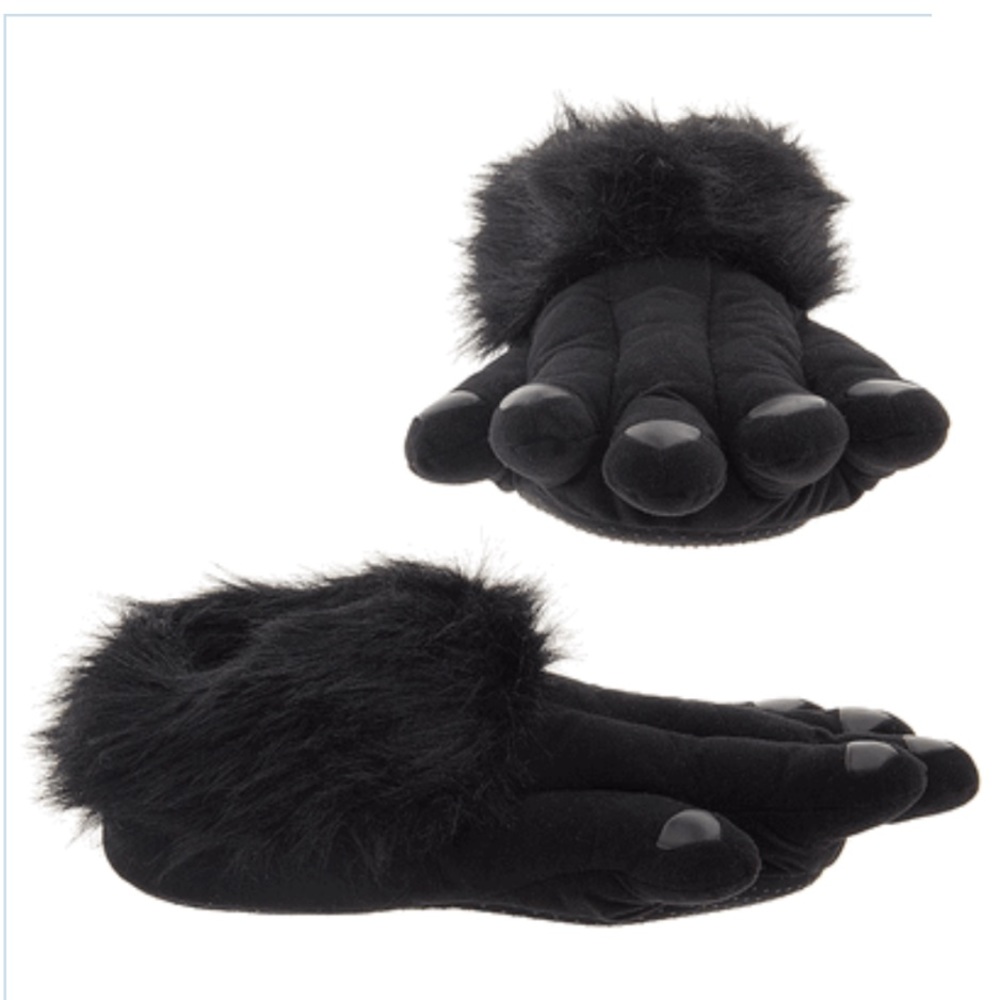 Gorilla slippers!